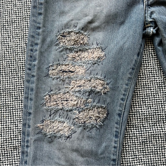 Vintage Distressed Denim Replay Jeans Denim - Picture 7 of 14